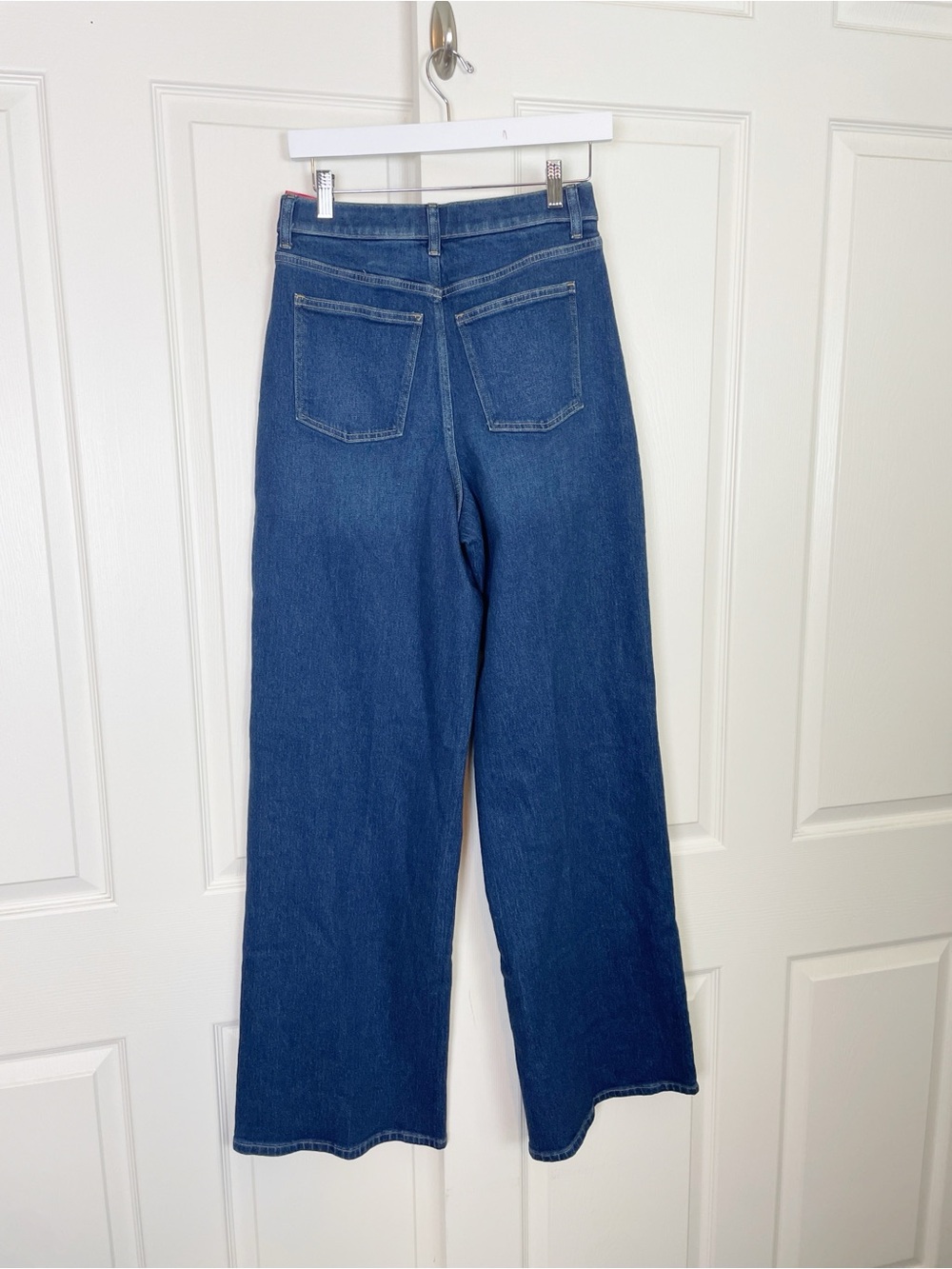 SPANX SPANXshape Authentic Stretch Wide Leg Jeans Percy Wash NWT Medium Tall - Picture 6 of 12